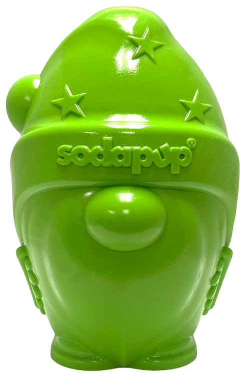 SodaPup - Gnome Durable PUP-X Synthetic Rubber Treat Dispenser - Gnome Treat Dispenser