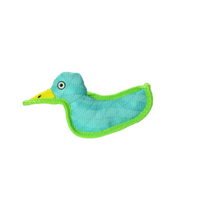 Tuffy Dog Toys - VIP Products - DuraForce Duck Tiger - Blue, Durable, Squeaky Dog Toy - Doot's Pet LLC Collars For A Cause
