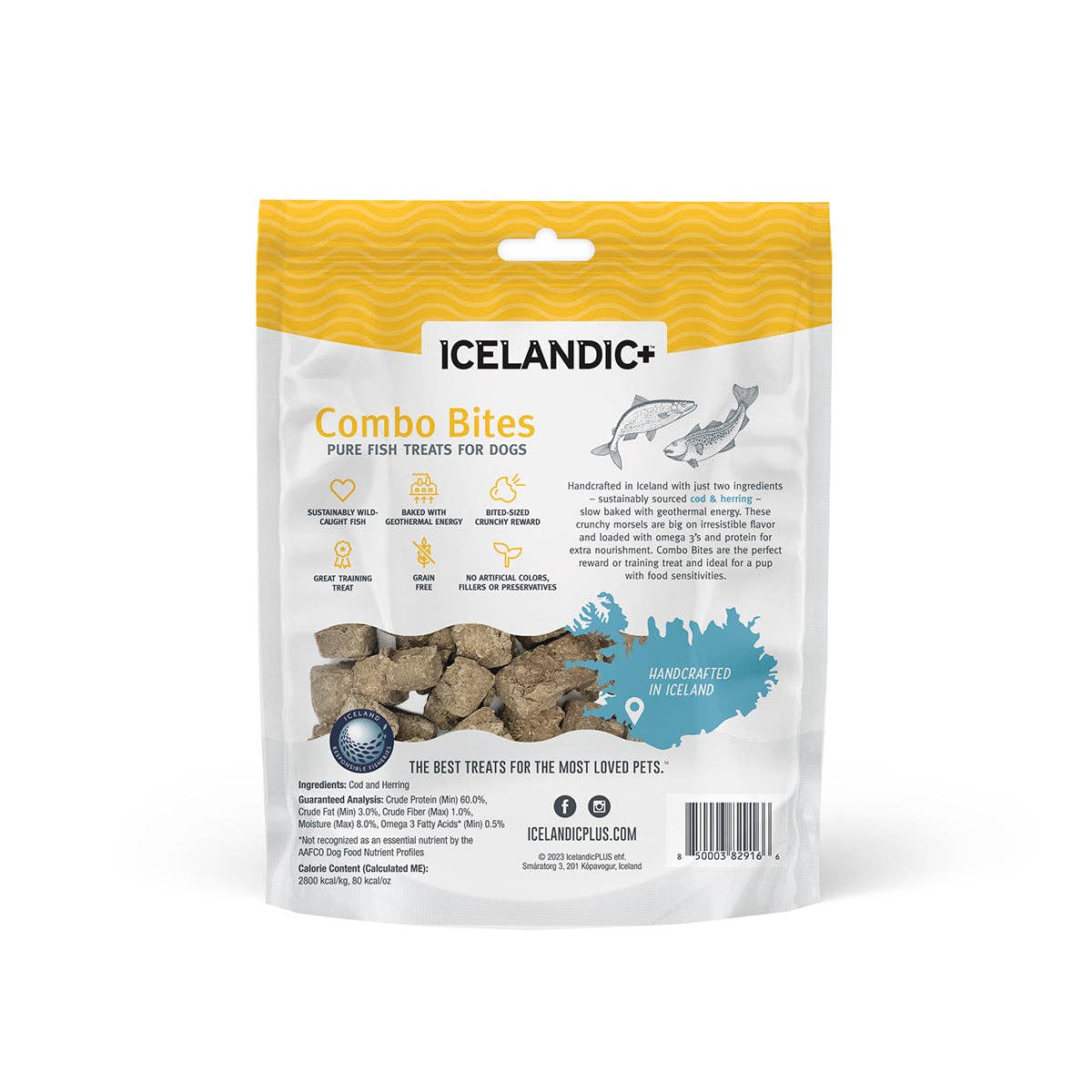 Icelandic+ - Cod & Herring Combo Bites Fish Dog Treats