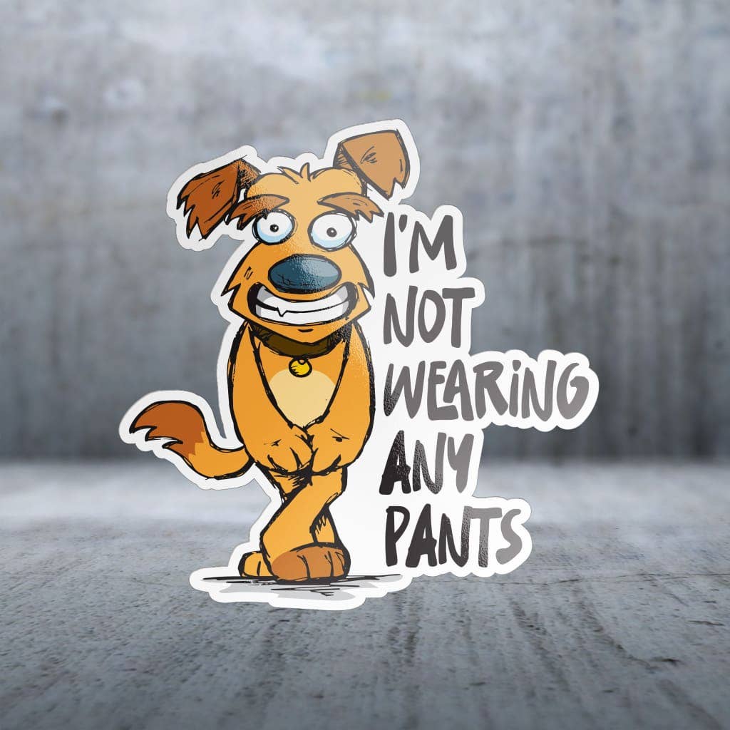 Two Feet Treats - Not Wearing Any Pants - Sticker