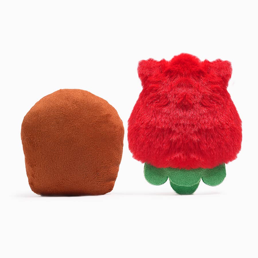 Hugsmart Products Inc - HugSmart Pet - Woof Love | Chocolate&Rose -  Dog Plush Toy