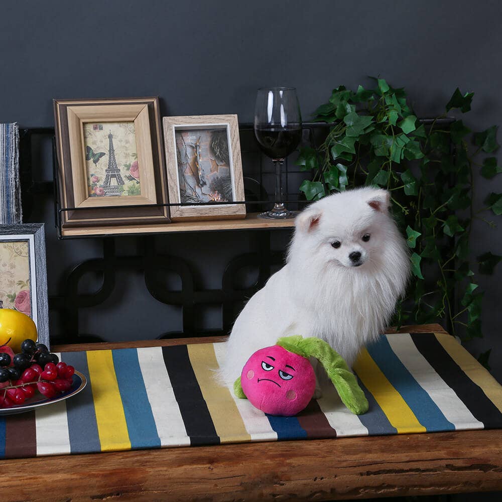 Hugsmart Products Inc - HugSmart Pet - Feisty Veggie | Radish - Dog Plush Toy