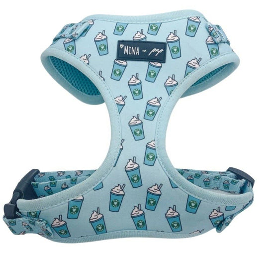 Mina + Pup - Blue Pupshake Adjustable Dog or Cat Harness