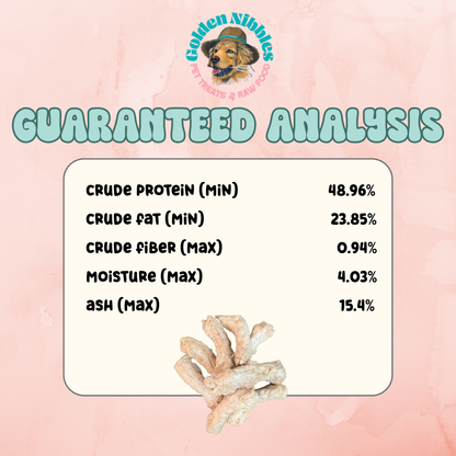 Doot's Chew Bar - Golden Nibbles - Chicken Neck - Freeze-Dried Treat for Dogs & Cats