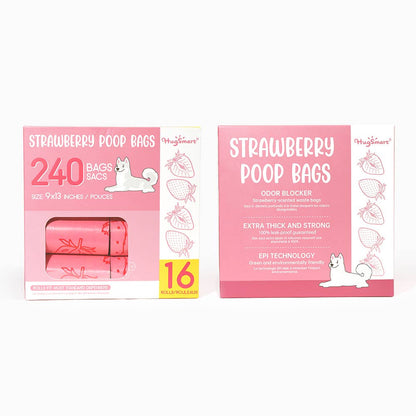 Hugsmart Products Inc - HugSmart Pet - Strawberry
16 Rolls | 240 Bags