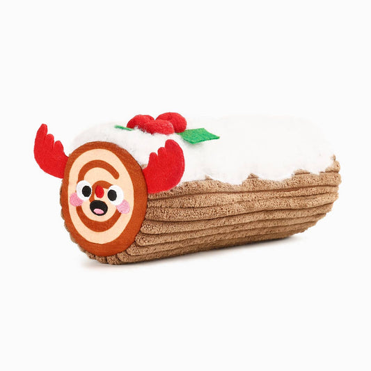 Hugsmart Products Inc - HugSmart Pet - Happy Woofmas    | Yule Log - Plush Toy