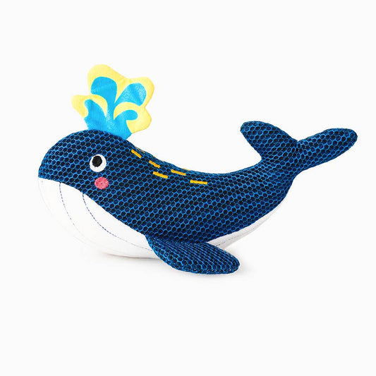 Hugsmart Products Inc - HugSmart Pet - Ocean Pals | Whale - Dog Plush Toy