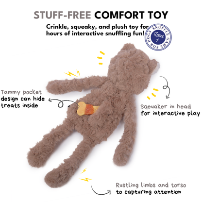CHEWFFON - CHEWFFON No-Stuffing Teddy Bear Snuffle Dog Toy