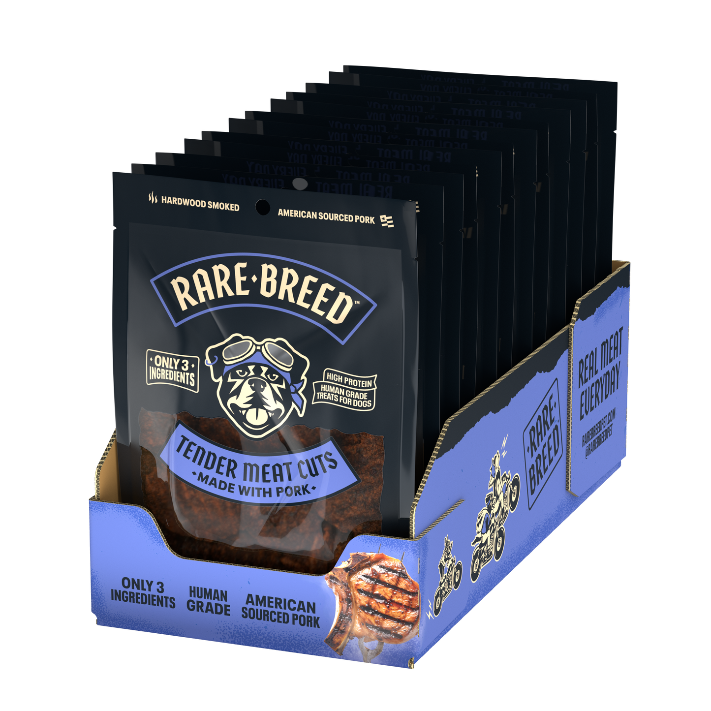 Rare Breed - 1oz Pork Tender Meat Cuts