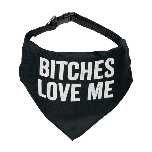 SNARK CITY - Bitches Love Me Pet Bandana/Collar - XL
