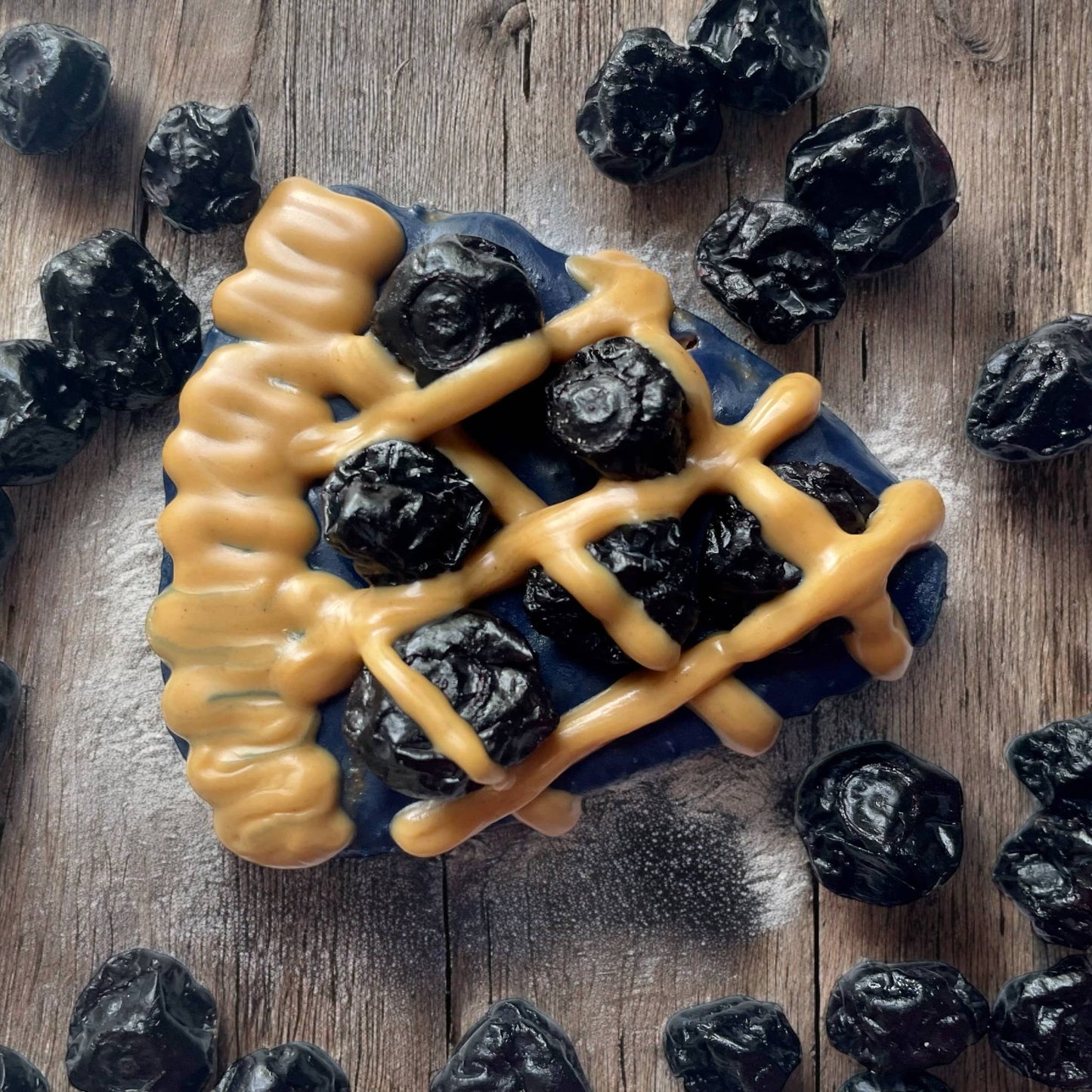 YumYum4DOGS - Blueberry Pie Slice dog treat- Single - Doot's Pet LLC Collars For A Cause