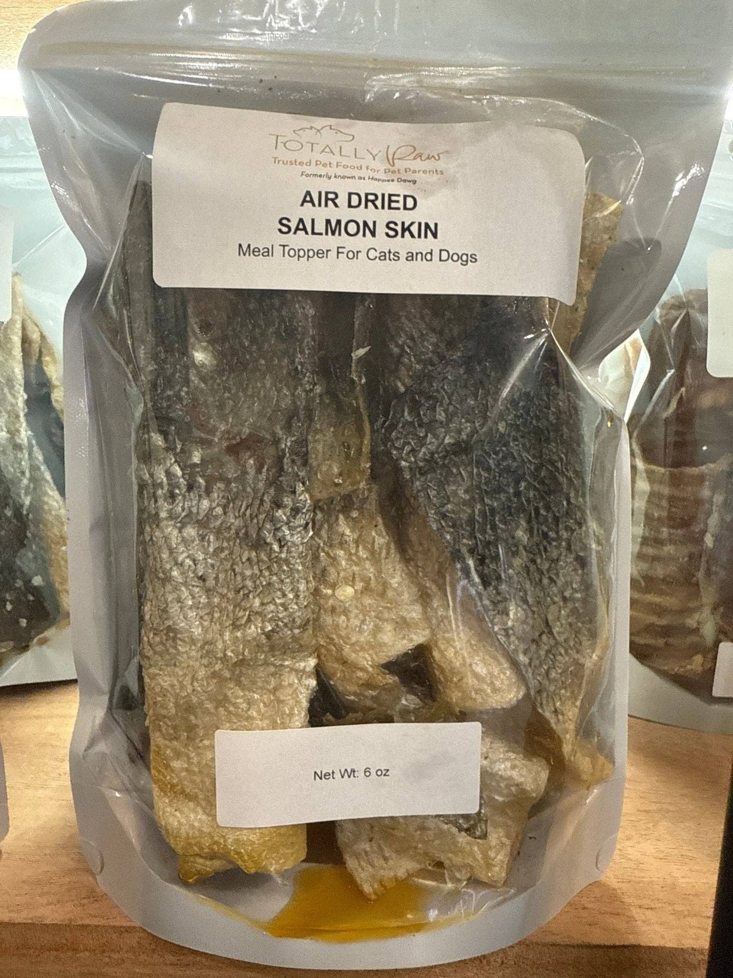 Totally Raw Co - Dehydrated Salmon Skin-4 oz