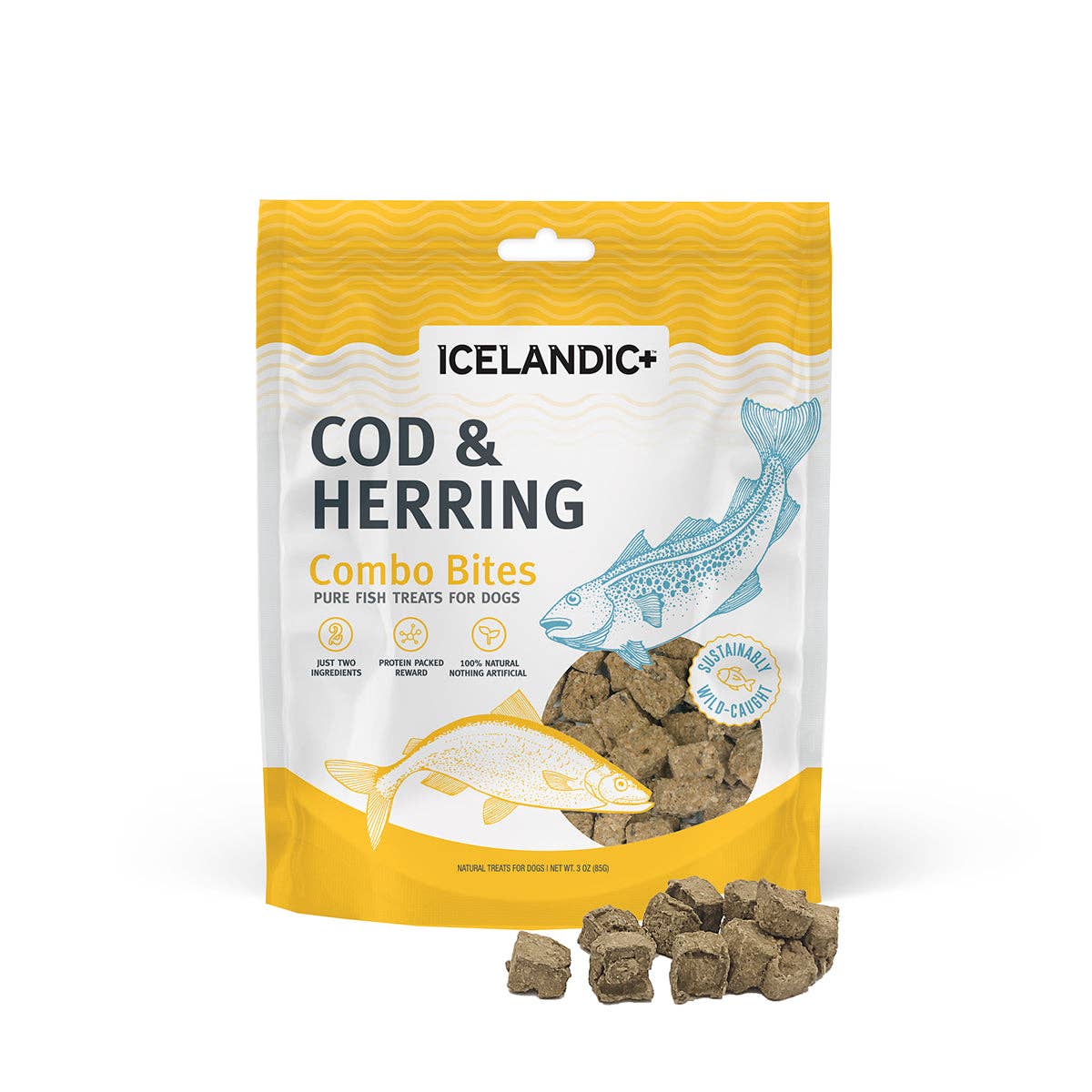 Icelandic+ - Cod & Herring Combo Bites Fish Dog Treats