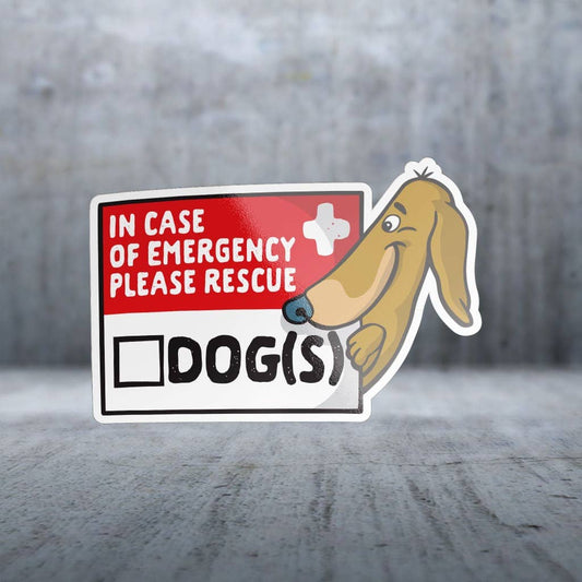 Two Feet Treats - Emergency Dog Rescue - Sticker