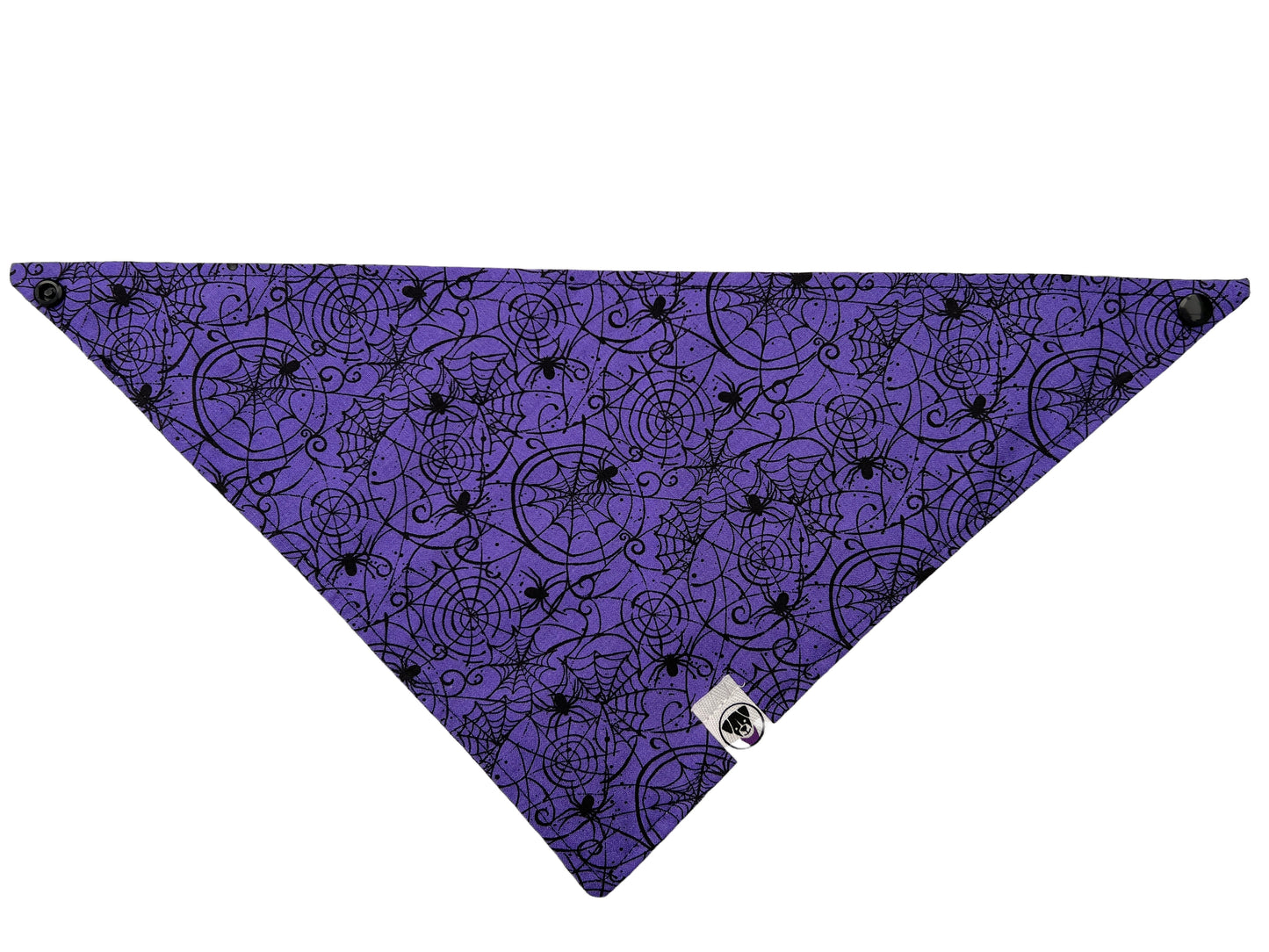 Halloween Purple Spiderwebs  Bandana