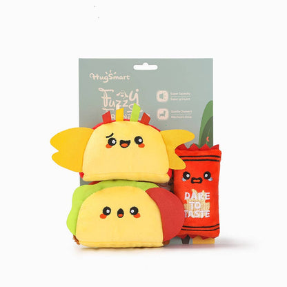 Hugsmart Products Inc - HugSmart Pet - Fiesta Chewsday | Taco Pupper -  Plush Toy