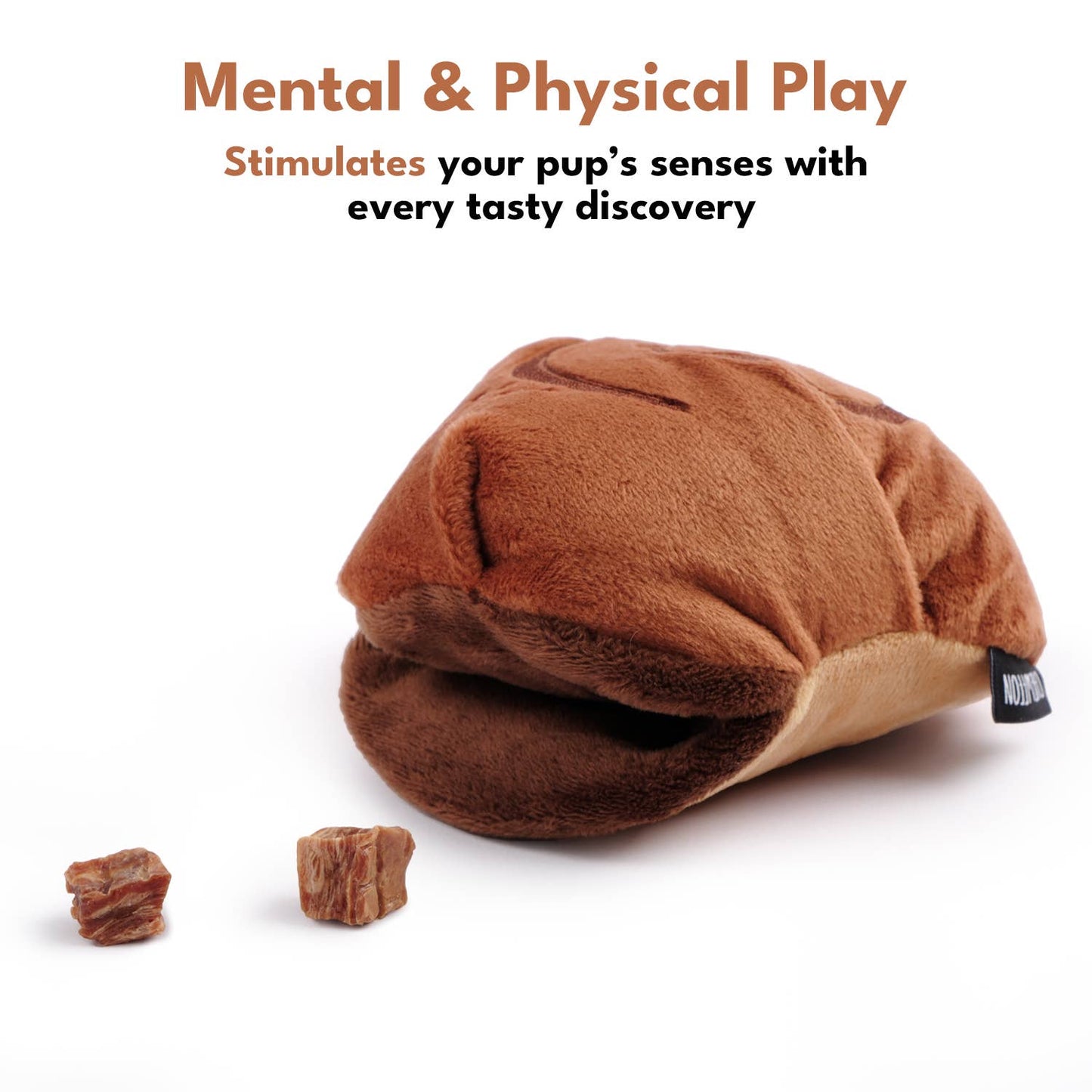 CHEWFFON - CHEWFFON Cinnamon Roll Squeaky Snuffle Toy