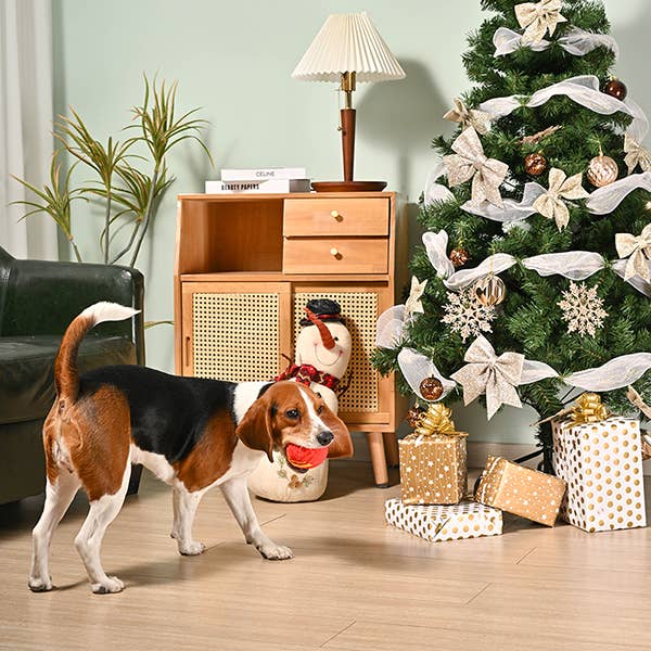 Hugsmart Products Inc - HugSmart Pet - Happy Woofmas | Ornament - Dog Ball Toy