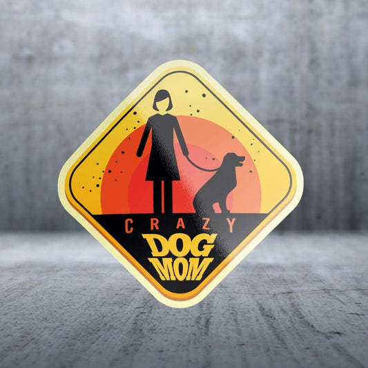 Two Feet Treats - Crazy Dog Mom - Sticker