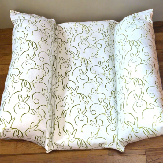 Bunny Snuggle Bed Green