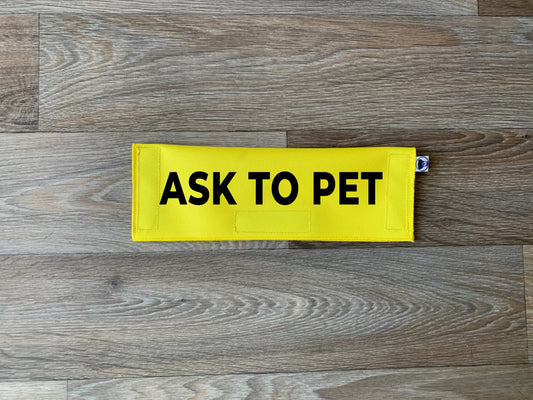 Ask To Pet Leash Sleeve