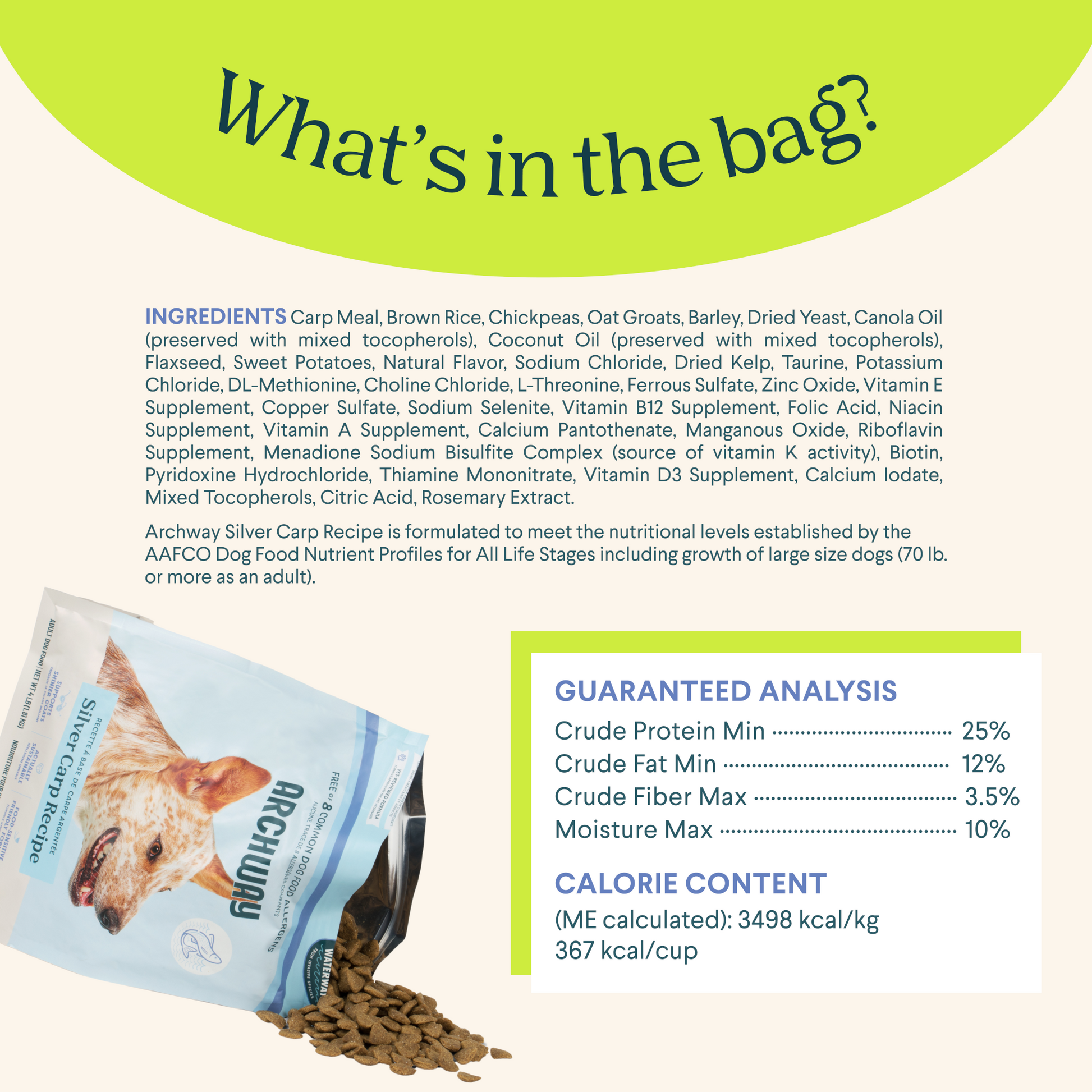 Silver Carp Dog Food - Doot's Pet LLC Collars For A Cause