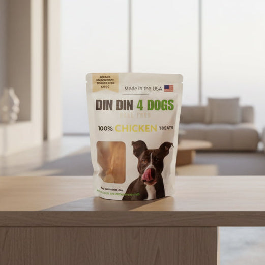 Chicken Treats Dog Treats, 5 Ounce Bag, Single Ingredient, High Protein - Doot's Pet LLC Collars For A Cause