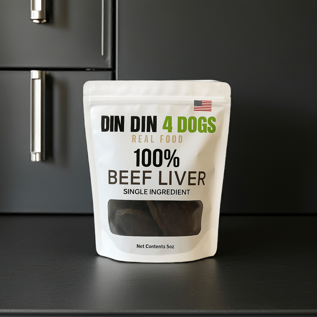 100% Beef Liver Dog Treats, 5 Ounce Bag, Single Ingredient, High Protein - Doot's Pet LLC Collars For A Cause
