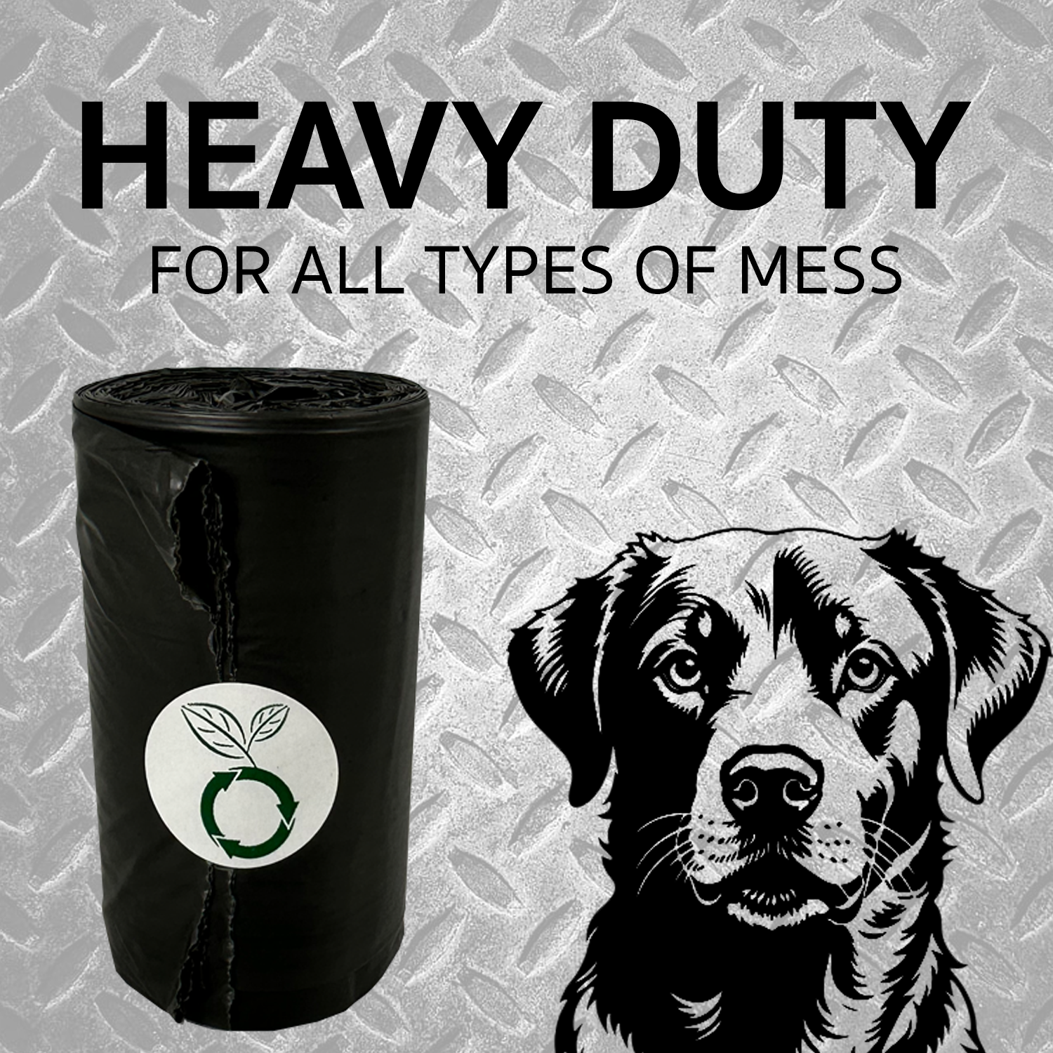 beyondGREEN Dog Waste Bags – Folded Rolls – Made in USA, Leak-Resistant, Extra-Strong - Doot's Pet LLC Collars For A Cause
