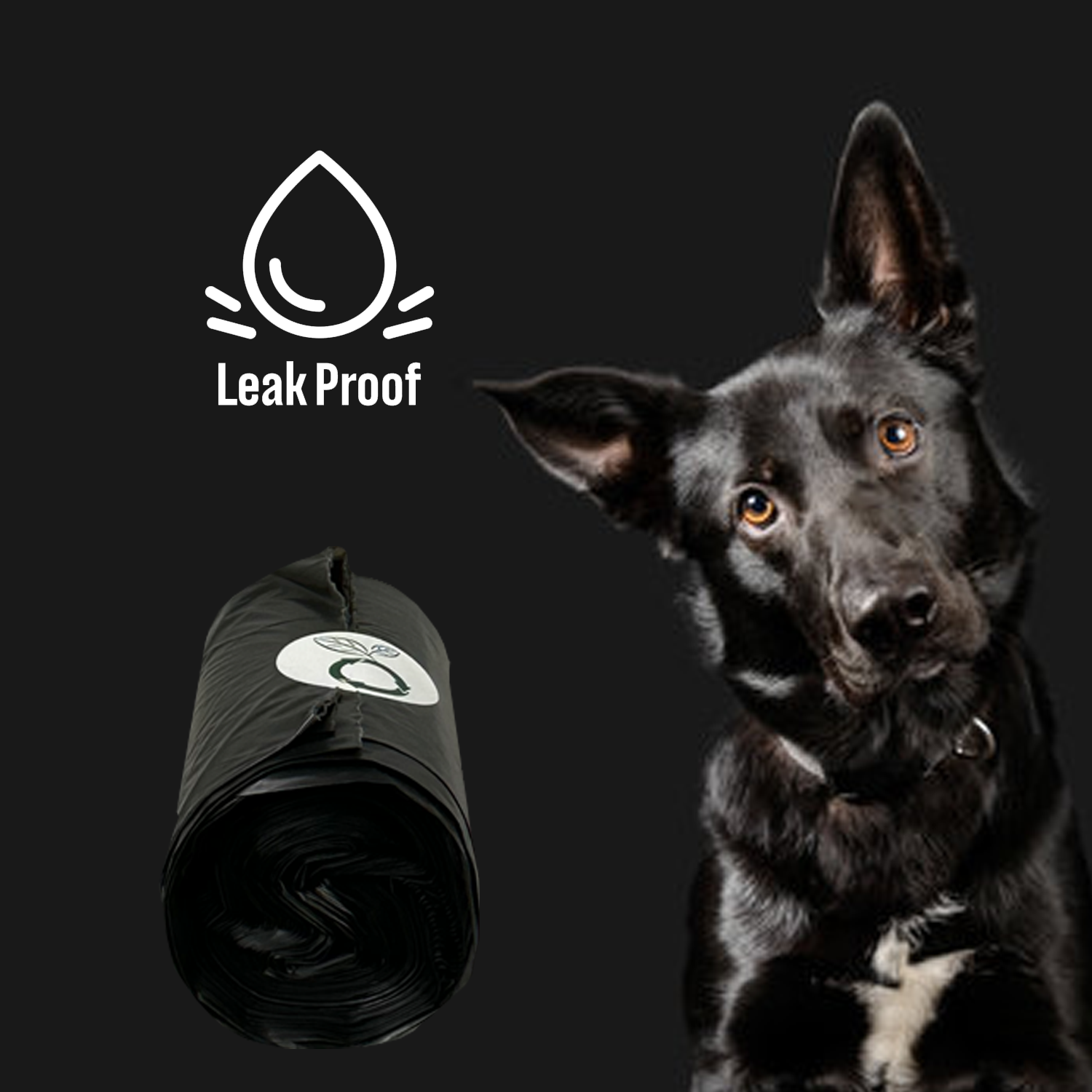 beyondGREEN Dog Waste Bags – Folded Rolls – Made in USA, Leak-Resistant, Extra-Strong - Doot's Pet LLC Collars For A Cause