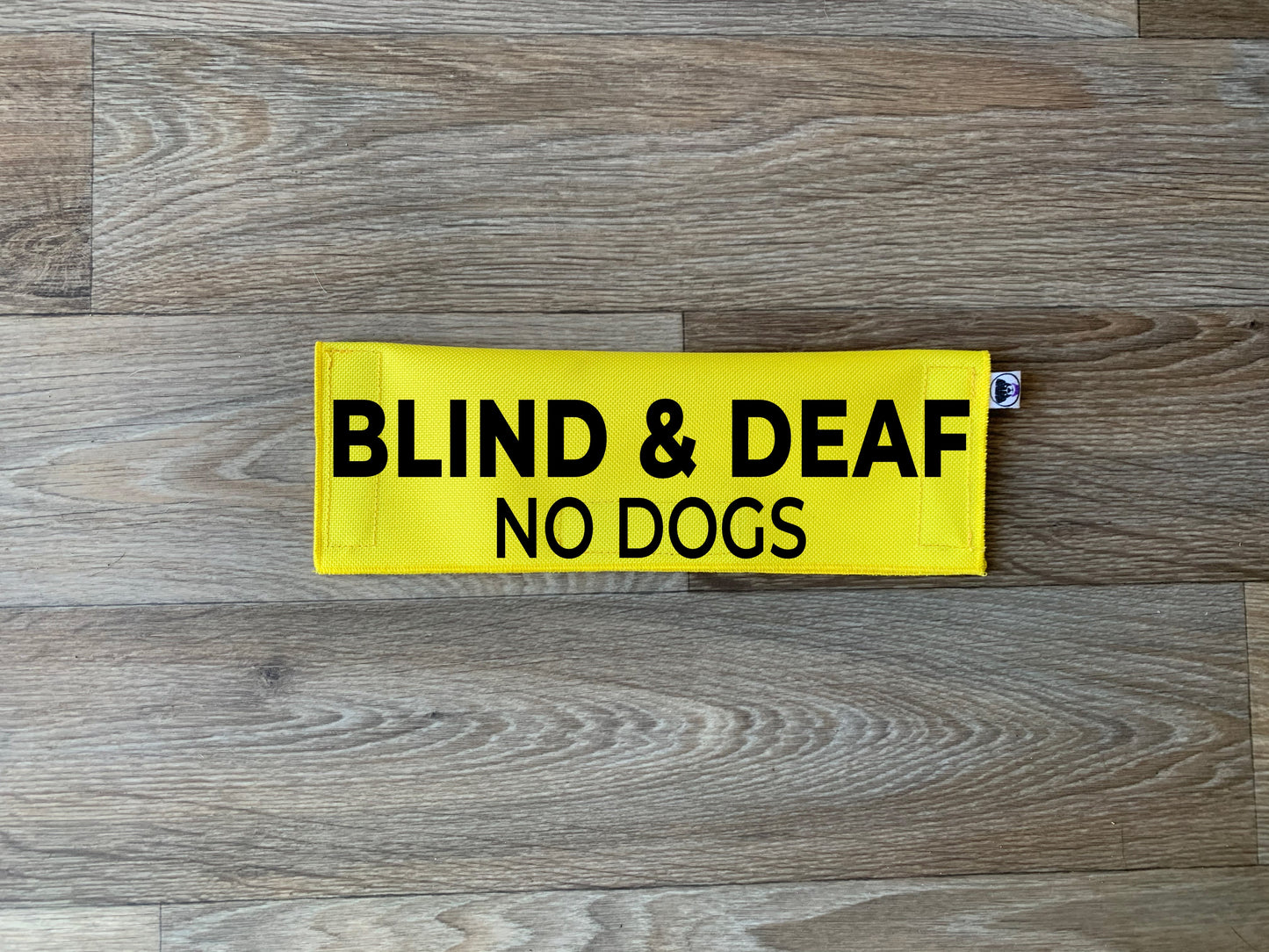 Blind & Deaf - No Dogs Leash Flag