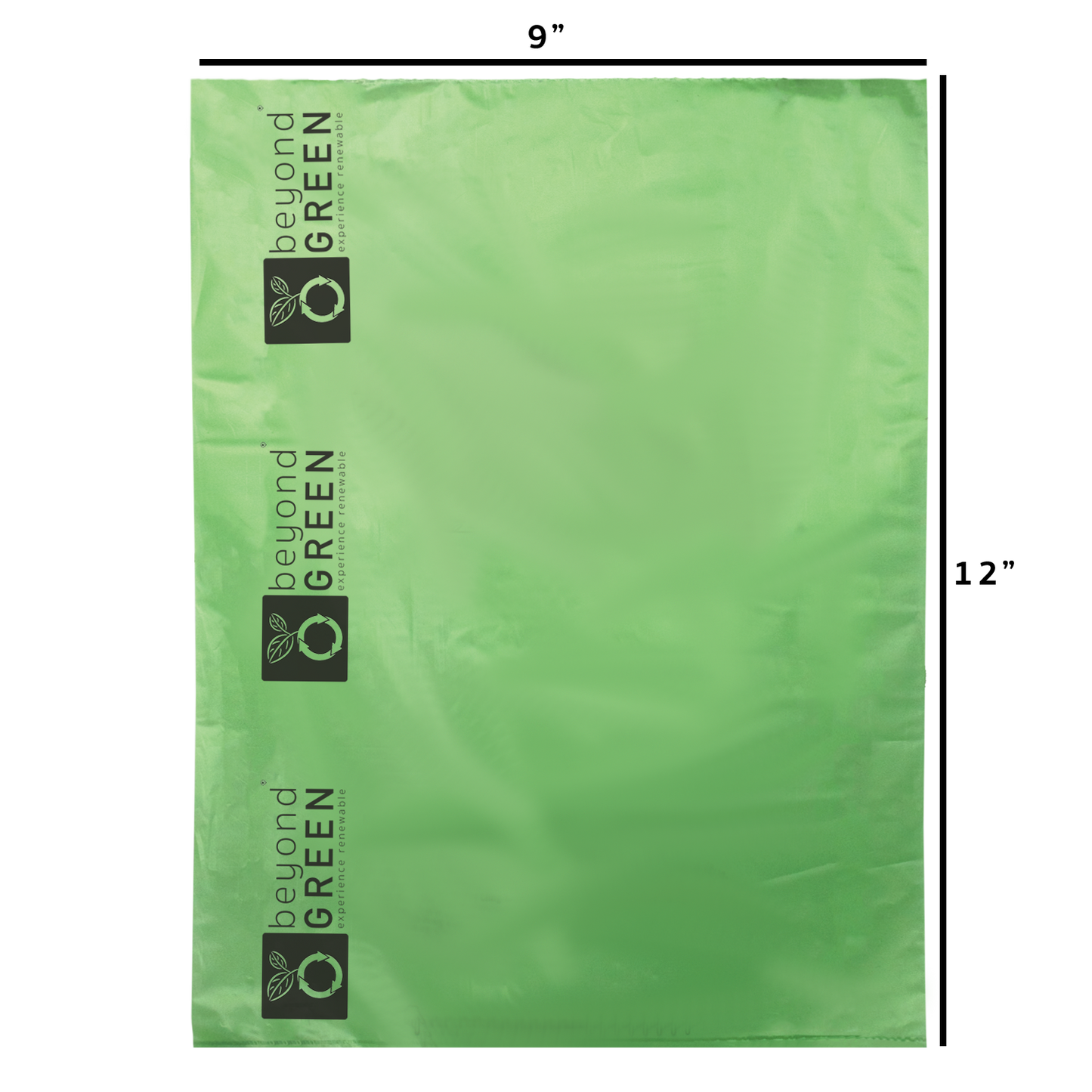 beyondGREEN Dog Waste Bags – Folded Rolls – Made in USA, Leak-Resistant, Extra-Strong - Doot's Pet LLC Collars For A Cause