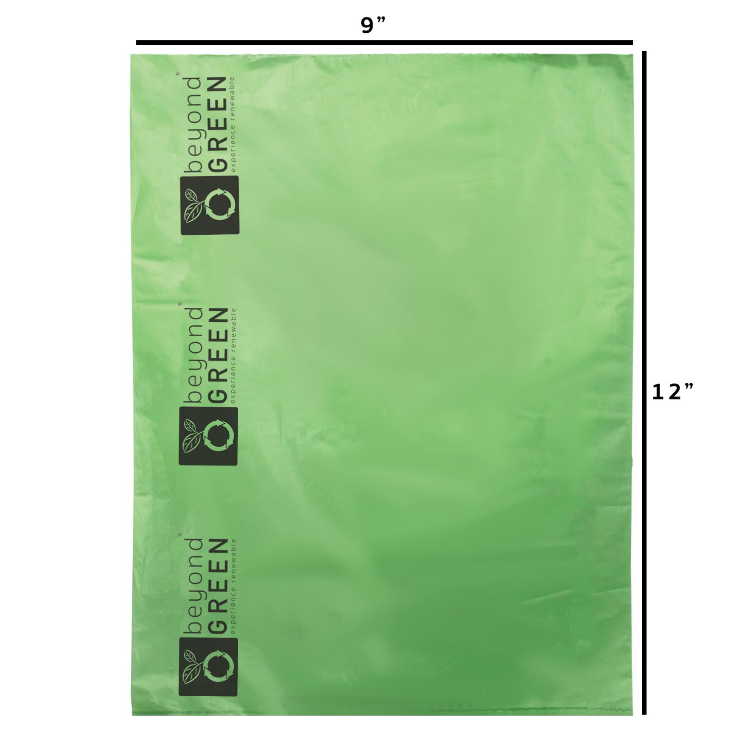 beyondGREEN Dog Waste Bags – Folded Rolls – Made in USA, Leak-Resistant, Extra-Strong - Doot's Pet LLC Collars For A Cause