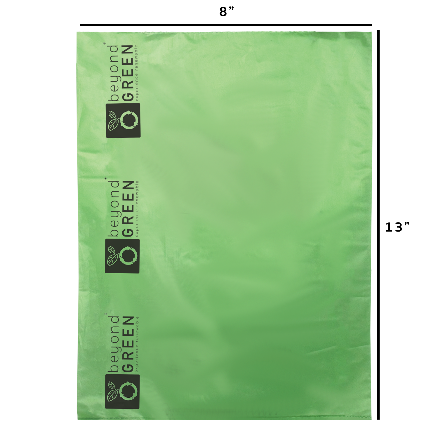 beyondGREEN Dog Waste Bags – Grab & Go Bulk Pack – 200 Bags on Roll with Core - Made in USA, Leak-Resistant, Folded Rolls - Doot's Pet LLC Collars For A Cause