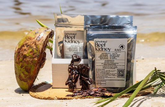 Dehydrated Beef Kidney | Raw Instincts | Small Batch Superfood Treat for Cats & Dogs - Doot's Pet LLC Collars For A Cause
