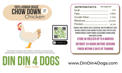 Beef and Chicken Combo - case includes 24, 8oz meals - Doot's Pet LLC Collars For A Cause