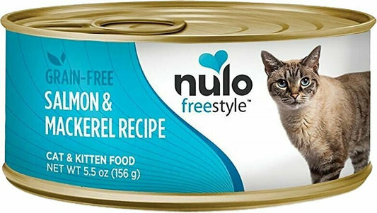 Salmon & Mackerel Freestyle Pate Grain Free Wet Cat food, 5.5oz