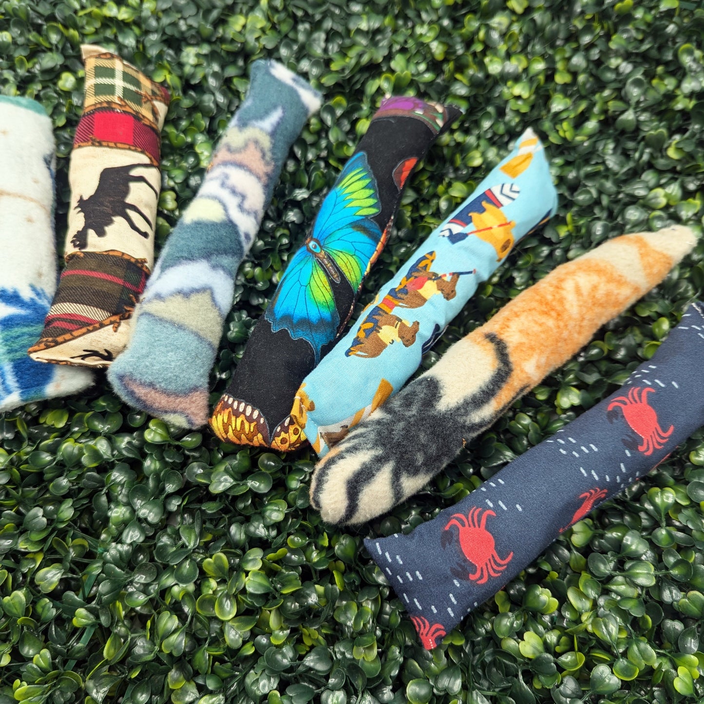 Scrap Fabric Catnip Toys