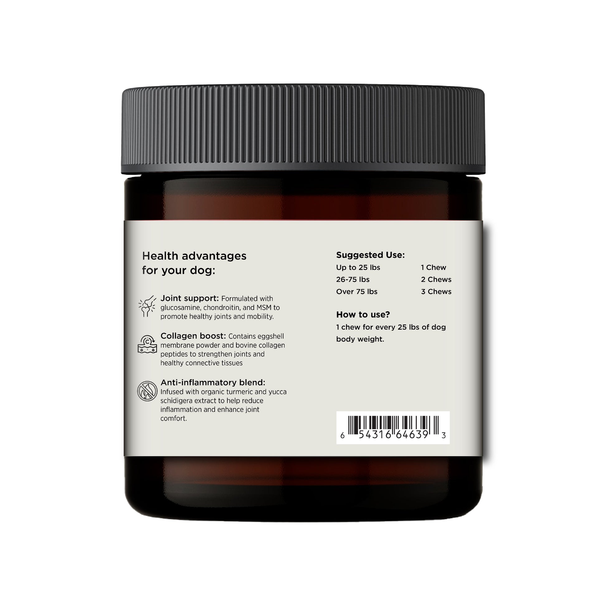 Hip & Joint Chews (90 Chews) - Doot's Pet LLC Collars For A Cause