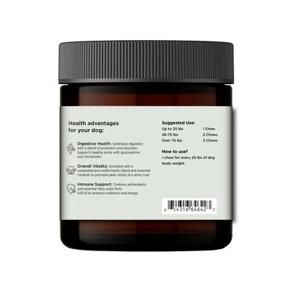 Multivitamins Chews (90 Chews) - Doot's Pet LLC Collars For A Cause