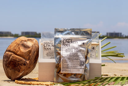 Dehydrated Chicken Feet – 5ct | Raw Instincts | Natural Chew for Cats & Dogs - Doot's Pet LLC Collars For A Cause