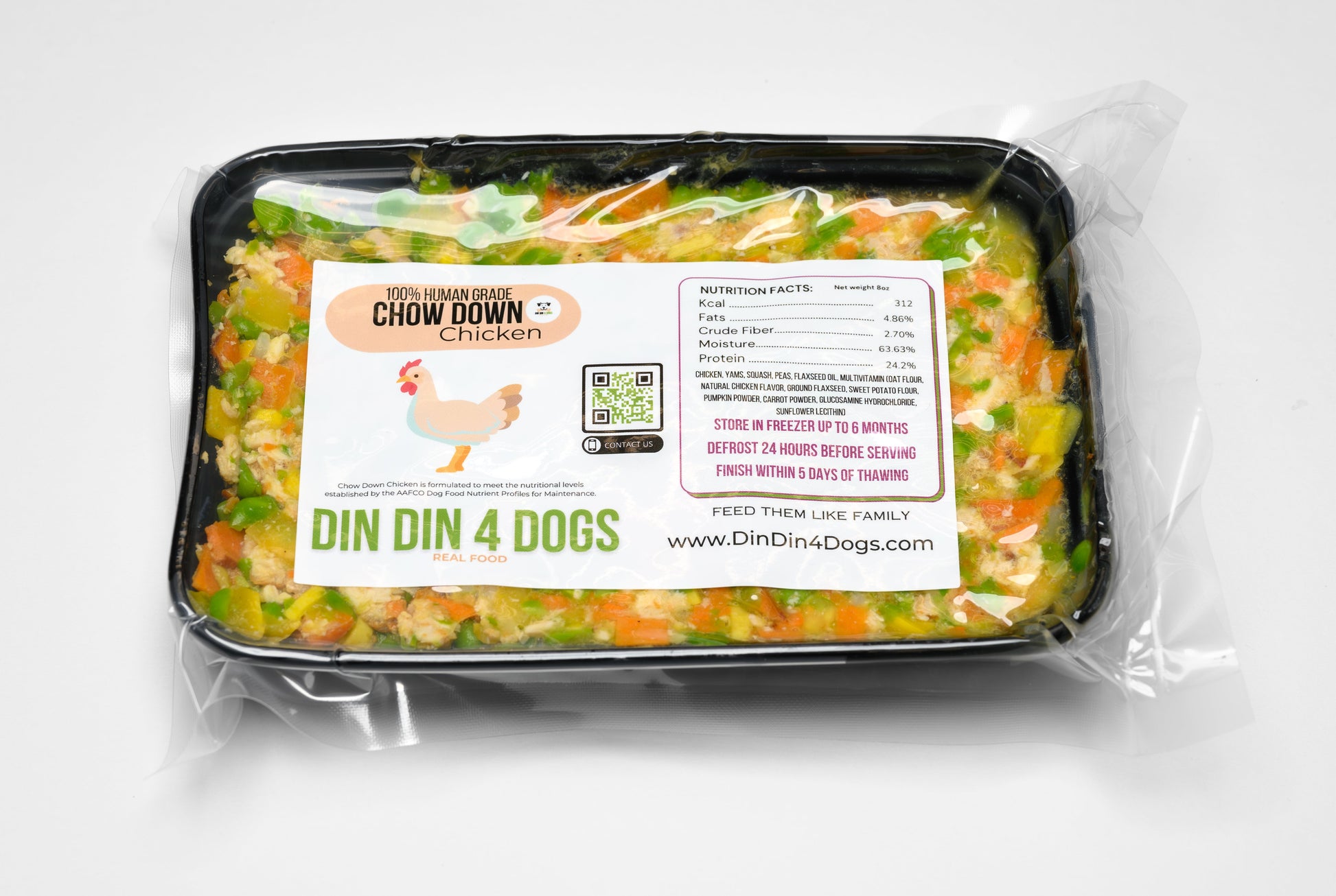 Chicken and Turkey  Combo - case includes 24, 8oz meals - Doot's Pet LLC Collars For A Cause