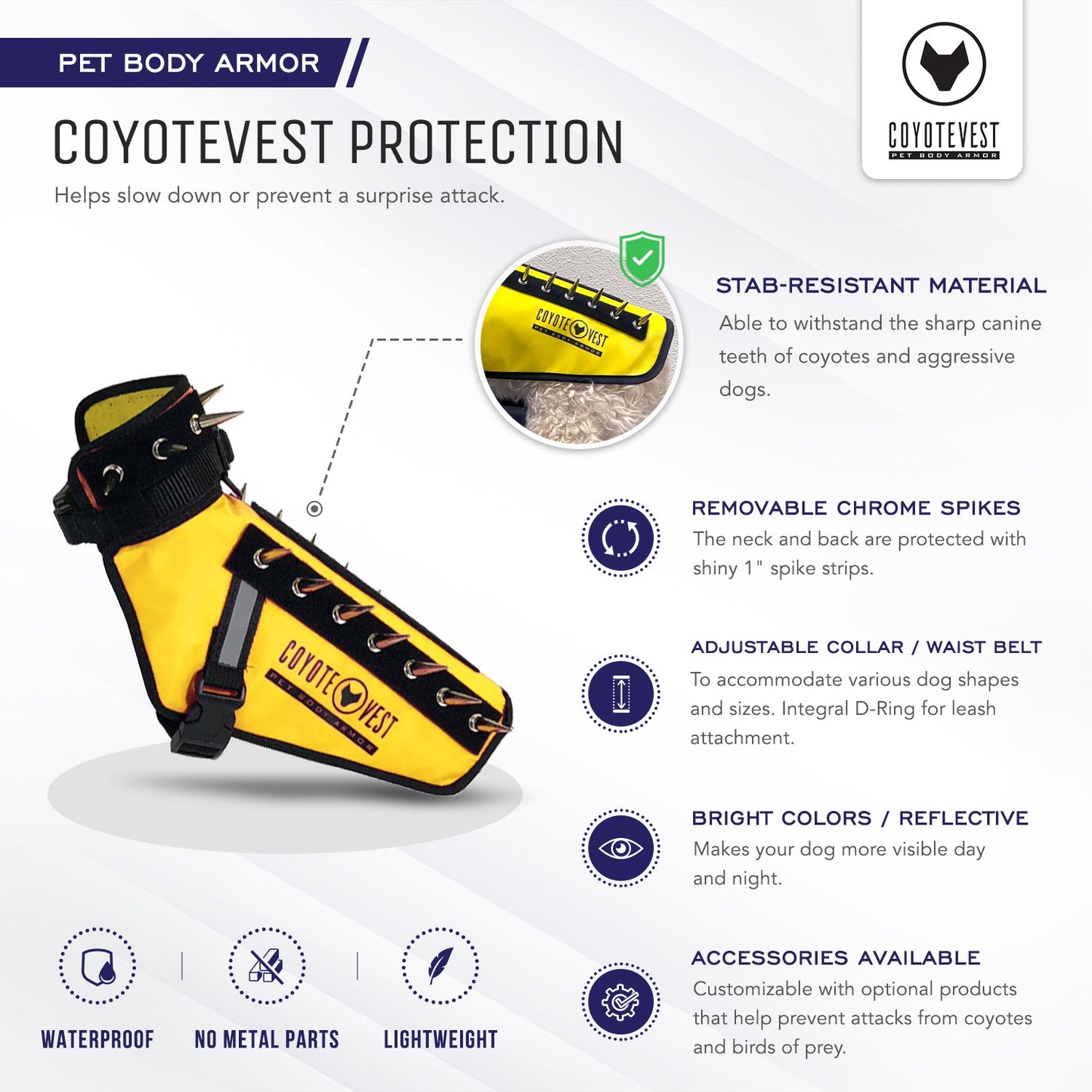CoyoteVest - Doot's Pet LLC Collars For A Cause