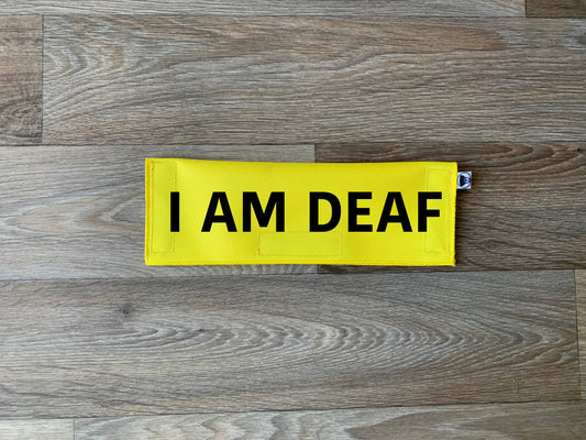 I Am Deaf Leash Flag