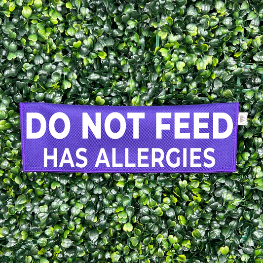 Do Not Feed - Has Allergies Leash Sign
