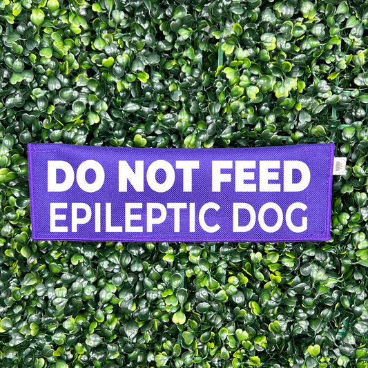 Do Not Feed - Epileptic Dog Leash Sign