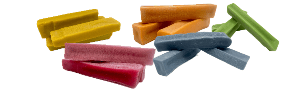 Pumpkin Flavored Yak Cheese Chew - made with REAL PUMPKIN Puree - Single - Doot's Pet LLC Collars For A Cause