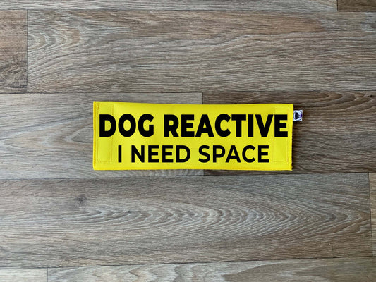 Dog Reactive - I Need Space Leash Flag