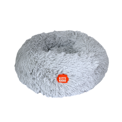 Kitty Kasa Plush Donut Cat Bed - Doot's Pet LLC Collars For A Cause