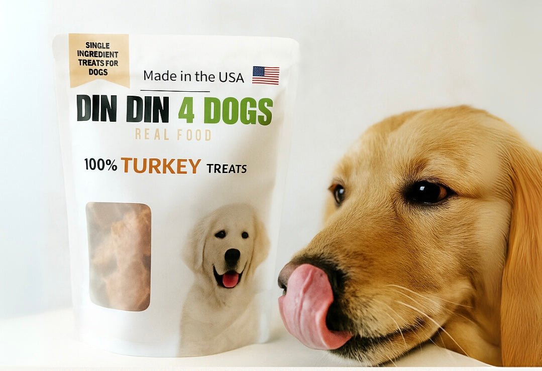 100% Turkey Dog Treats, 5 Ounce Bag, Single Ingredient, High Protein - Doot's Pet LLC Collars For A Cause